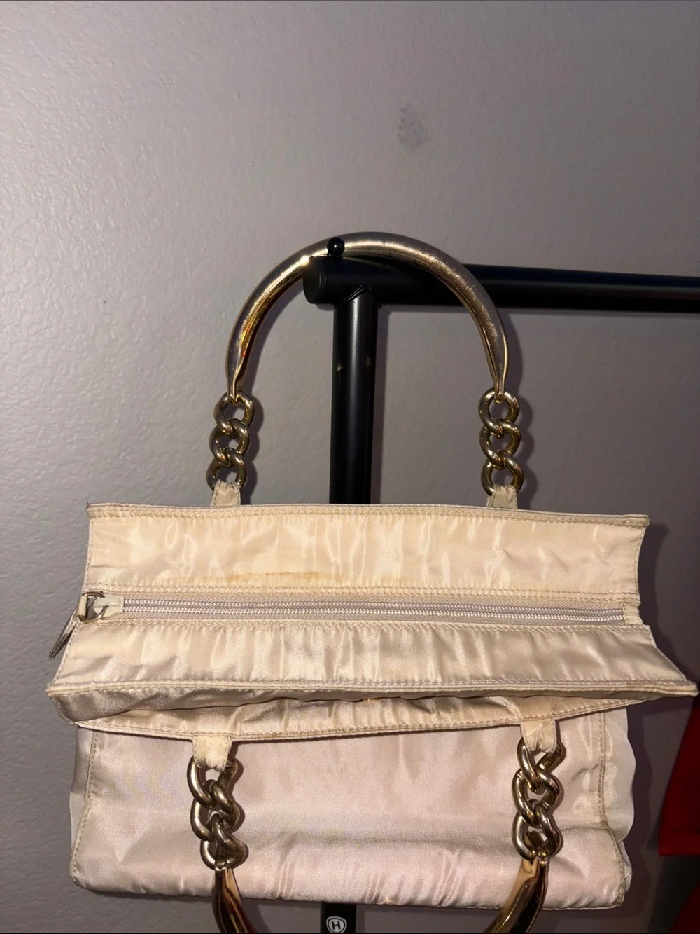 Prada 2000-2013 Tessuto Metal Handle Handbag - Picture 6 of 9